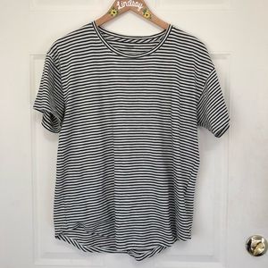 Madewell Basic Striped Crew Neck Tee